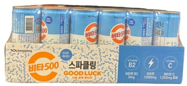 비타500 스파클링, 250ml, 24개