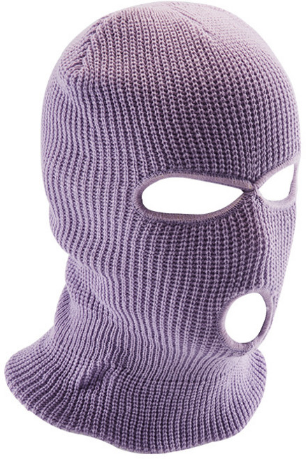 마미손 복면 마스크 라이딩 배달 얼굴 연말 파티 도둑 코스튬 분장 방한 워머, 퍼플, 1개