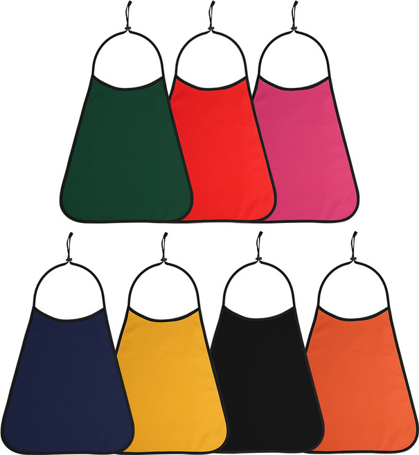 오투라이프 식당 손님용 앞치마 - 스토퍼(목끈조절) 7색상, 블랙, 1개