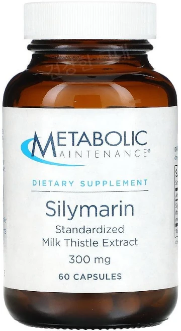 메타볼릭매인테넌스 실리마린 밀크 시슬 추출물 300mg 캡슐 글루텐 프리, 1개, 60정 - 쿠팡