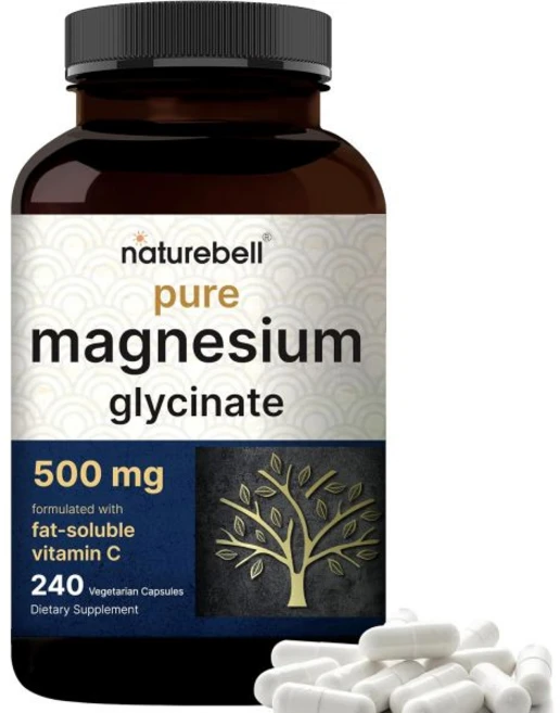 네이처로벨 마그네슘 글리시네이트 1000mg 당 500mg 2 킬레이트 정제 비유전자변형 네츄럴벨, 상품선택, 240 Count (Pack of 1), 1개, 240정 - 쿠팡