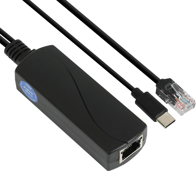 넥시 USB C타입 기가비트 POE 스플리터 NX1416, 1개