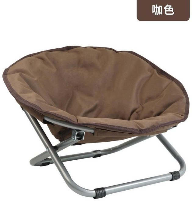 ZLYE 寵物折疊月亮椅 深棕色, 1個