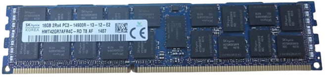 16GB 2Rx4 DDR3-1866 RDIMM SK하이닉스 서버/워크스테이션 메모리 (PC3-14900R), 1개