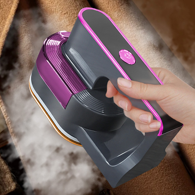Voltmate 접이식 핸드형스팀다리미 고속예열 스팀 다리미 여행용 다리미, 블랙핑크