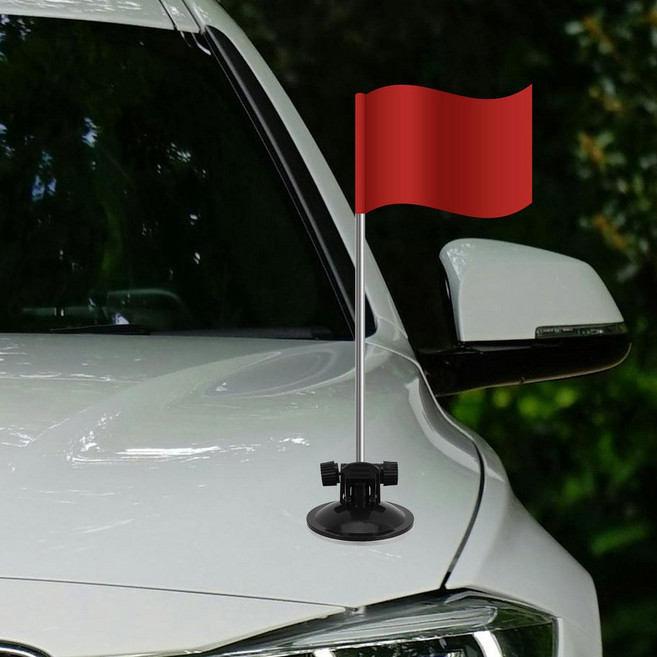 헤비 듀티 흡착식 깃대 홀더 깃발 외부 안정적인 SUV용 자동차 거치대 자전거