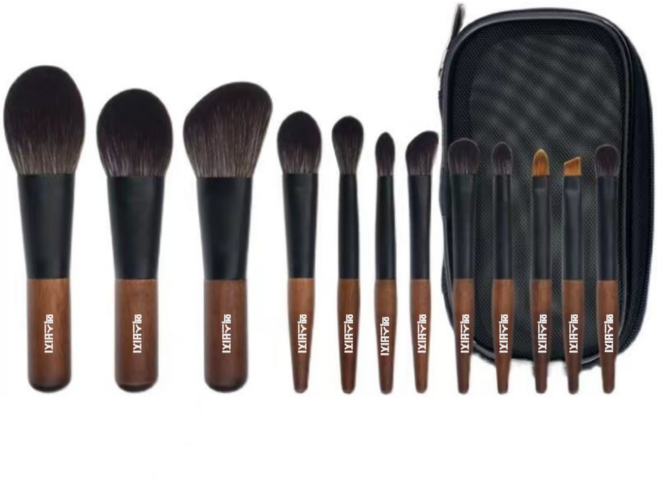 엑스비지 고급형 미니 브러쉬 12종세트, 혼합색상, 1세트