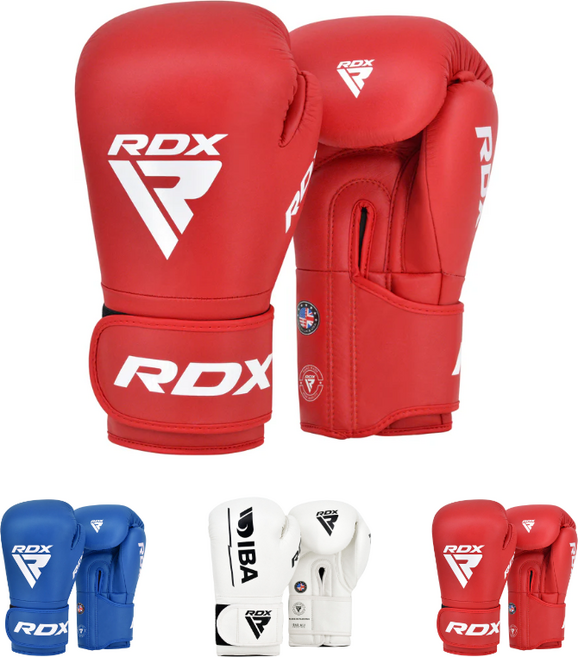 링사이드코리아 RDX AIBA 아이바 복싱글러브 엘리트 LITE 경기용 mma 권투 장갑, 1세트, 레드
