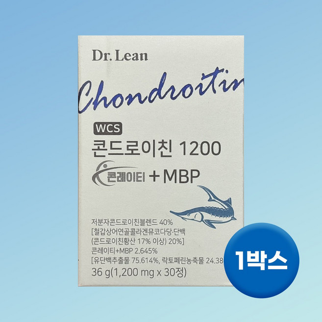 닥터린 콘드로이친 1200 콘레이티 + MBP 36g, 30정, 1개