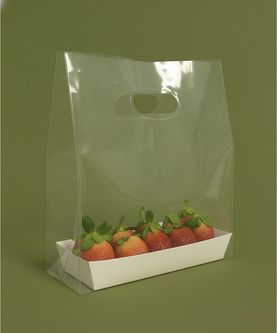 [비닐company] PE투명 도시락비닐 테이크아웃 배달봉투 쇼핑백, 1호, 50개, 1개입