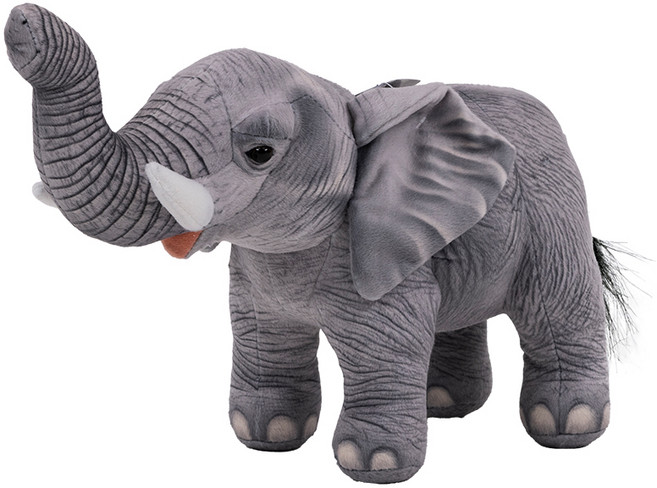제노그로우 봉제동물인형 코끼리 32x23cm 애착인형 반려동물 조카선물 어린이날선물, 1개, 혼합, 23cm