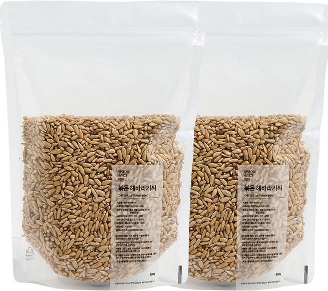 방앗간청년 볶은 해바라기씨, 400g, 2개
