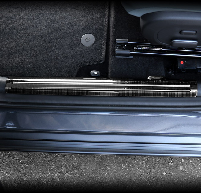 카스타 호환 코나 SX2 도어 스커프 블랙 실버 몰딩 튜닝 용품, 디 올뉴 코나 SX2, 기타