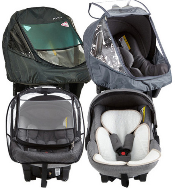 신생아 바구니 인펀트카시트 모기장 방풍커버 쿨시트 국내생산, 1개, 바구니 카시트 모기장커버