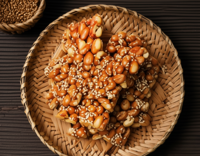 周傳 脆皮花生糖 花生酥 日本海藻糖 茶點, 1個, 1包200g, 200g