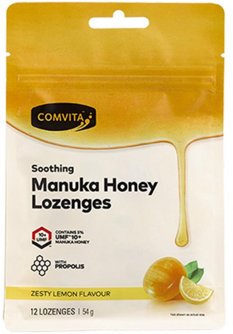 コンビタ Comvita 컴비타 프로폴리스 레몬 & 허니 캔디 54g 디저트 사탕 일본 출고