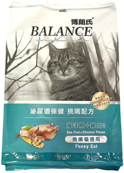 博朗氏 BALANCE 胺基酸完善平衡糧 泌尿道保健挑嘴配方, 6kg, 1包, 海洋魚+雞肉