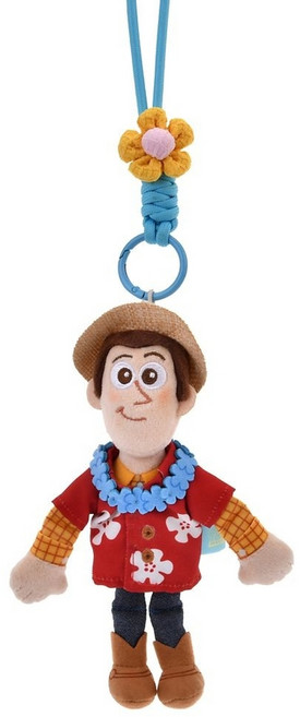 일본 디즈니스토어 우디 인형키링 키체인 키홀더 Toy Story Chill Resort
