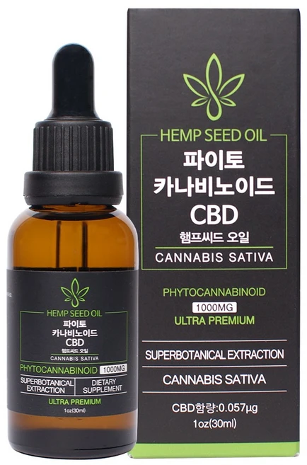 파이토카나비노이드 CBD 햄프씨드 오일, 1개, 30ml - 쿠팡