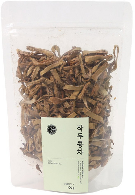 전라도청년 청년차 국산 볶은 작두콩차 슬라이스, 4개, 1개입, 200g