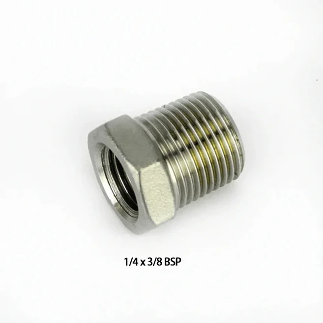 쿠쿠스토어 KegLand 스테인레스 스틸 부시 맥주 홈 브루잉 감소 BSP 1/8x1/4, 02 size2, 1개