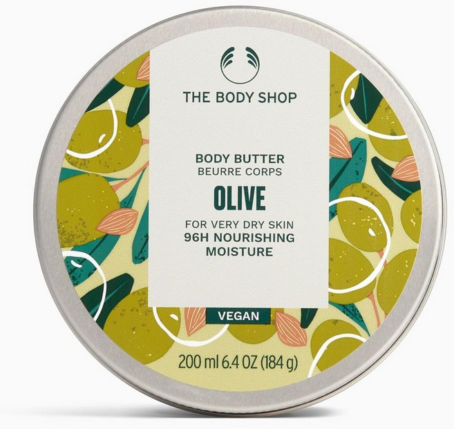 호주 더바디샵 The Body Shop Olive Body Butter 올리브 바디 버터 바디크림, 4개