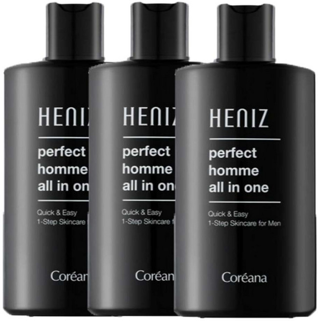 코리아나 퍼펙트 옴므 올인원 로션, 200ml, 3개