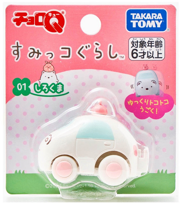 TAKARA TOMY 阿Q車 角落小夥伴 白熊 企鵝 炸豬排 貓咪 公仔, 1個