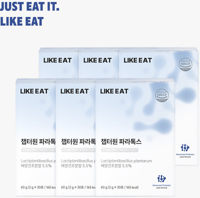 라이킷 챕터원 파라톡스 유산균 파라바이오틱스, 6개, 30회분