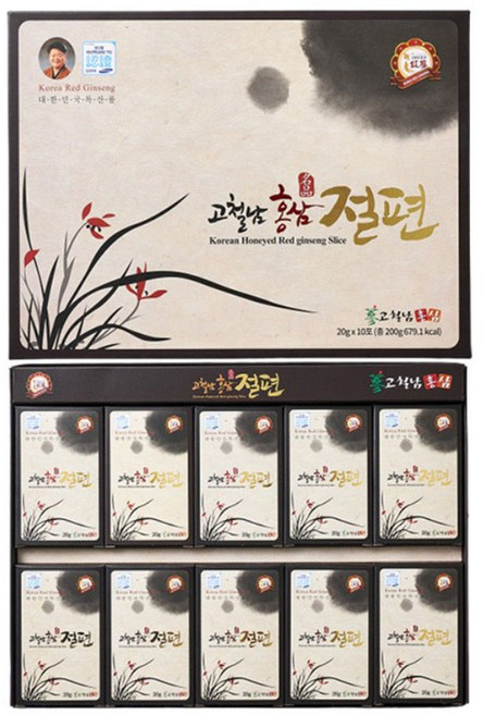 고철남홍삼 홍삼절편 세트, 200g, 4개