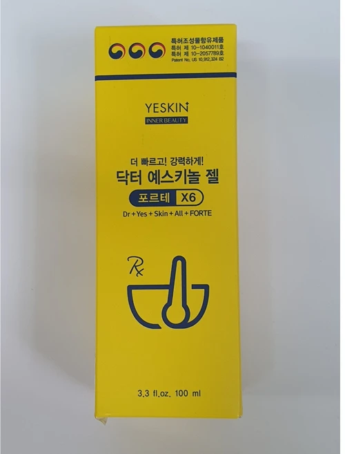 닥터 예스키놀 젤 포르테 x6, 1개, 100ml - 쿠팡