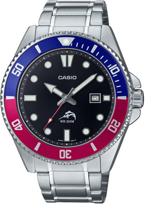 카시오 CASIO 스탠다드 아날로그 스포츠 20 기압 방수 손목시계 MDV-106DD-1A2V