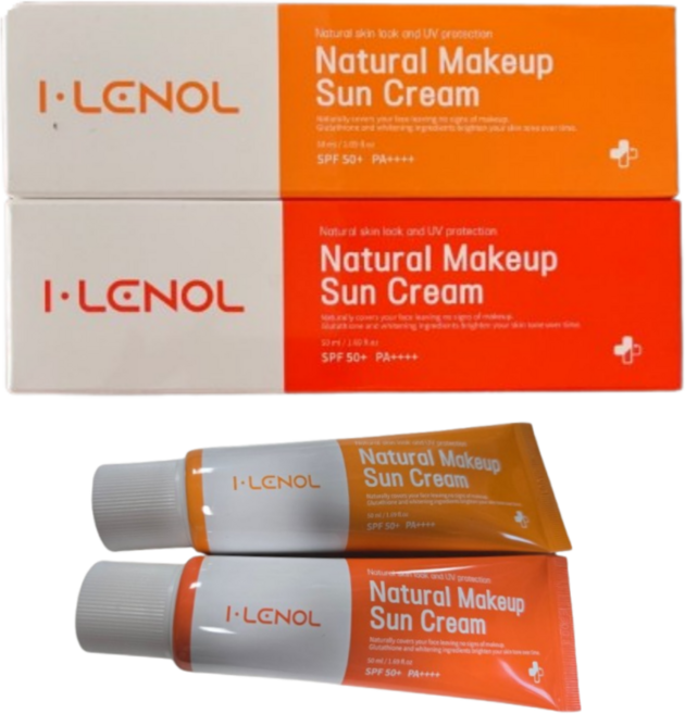 [정품] 아이레놀 쌩얼 톤업크림 1.0+2.0 극심한 붉은기 홍조 기미 잡티 트러블 넓어진 모공 흉터 자국, 2개