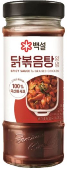 백설 닭볶음탕양념 490g 총4, 4개