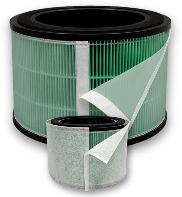 LG 공기청정기 퓨리케어 필터 360 해파+탈취+펫케어망+필터세이퍼 호환, 2세트, 19.AS301DWFA