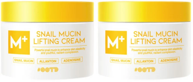 OOTD 스네일 뮤신 리프팅 크림 입, 2개, 100ml - 쿠팡