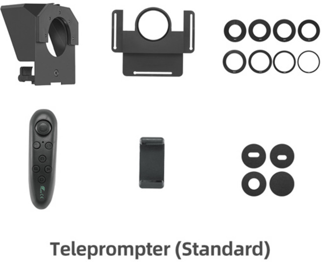 AMBITFUL 및 DSLR 녹음 T1 미니 텔레프롬프터 휴대용 Inscriber 모바일 텔레프롬프터 유물 비디오원격 제어 포함, 협력사, 키트 1, 1개