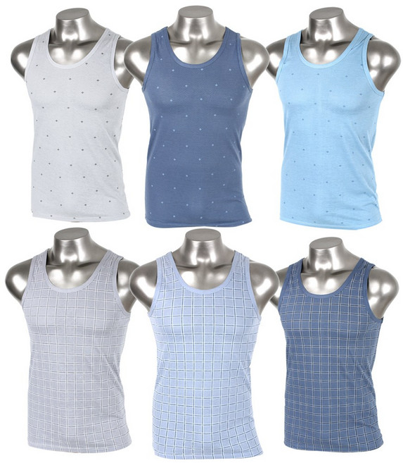 5115 남성용 민소매 런닝 6종세트