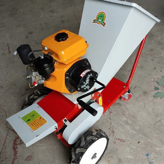 나무파쇄기 잔가지 나무 목재 가지 볏집 가방 라인 농업용 모터 잔가지파쇄기 잔디, 맞춤카트 모델 카트만 기계 미포함, 1개