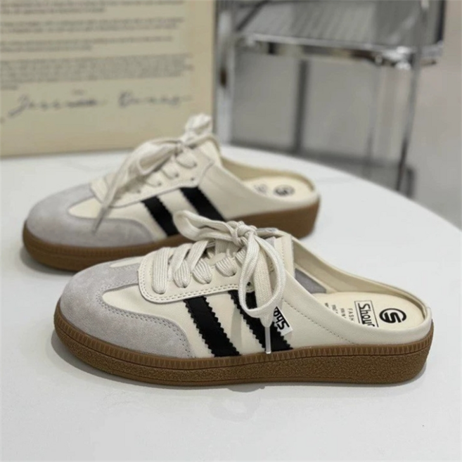 발편한 여성 스니커즈 뮬 블로퍼 슬립온 운동화