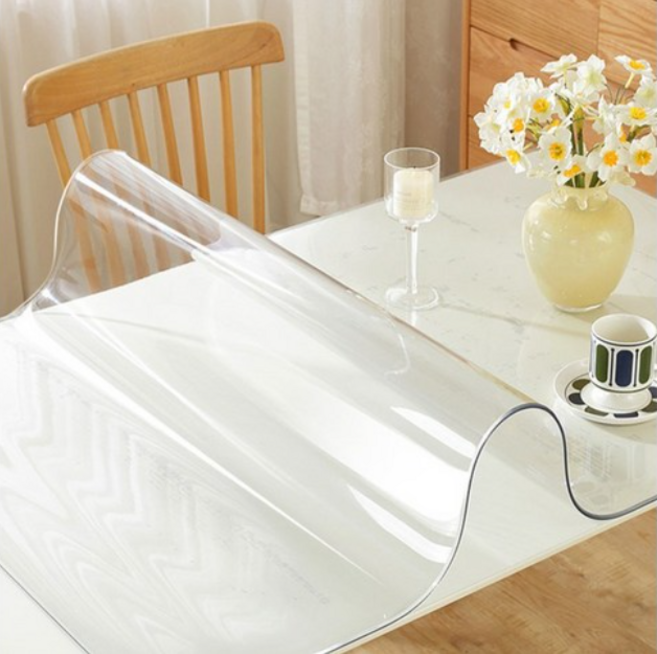 하우즈룸 유리대용 pvc 방수 테이블매트, 투명, 60 x 120cm x 두께 2mm, 1개