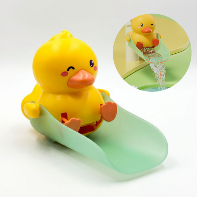 디비언트 세면대 오리 수도 꼭지 연장탭, 1개, 그린