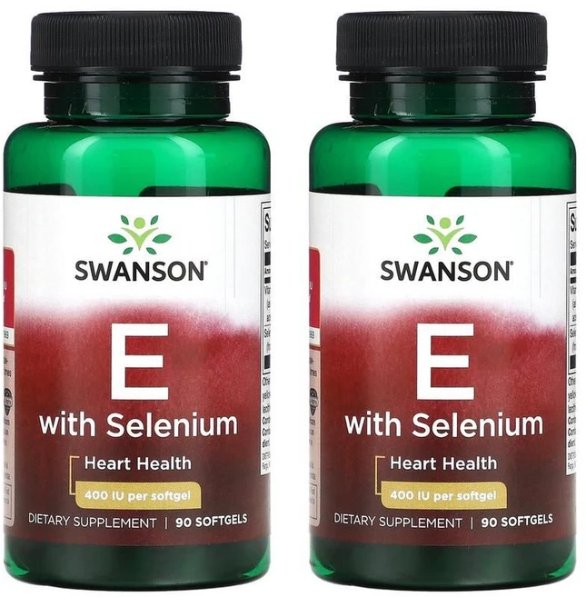 스완슨 비타민 E 셀레늄 400IU 90정 2병 Vitamin E Selenium - 쿠팡