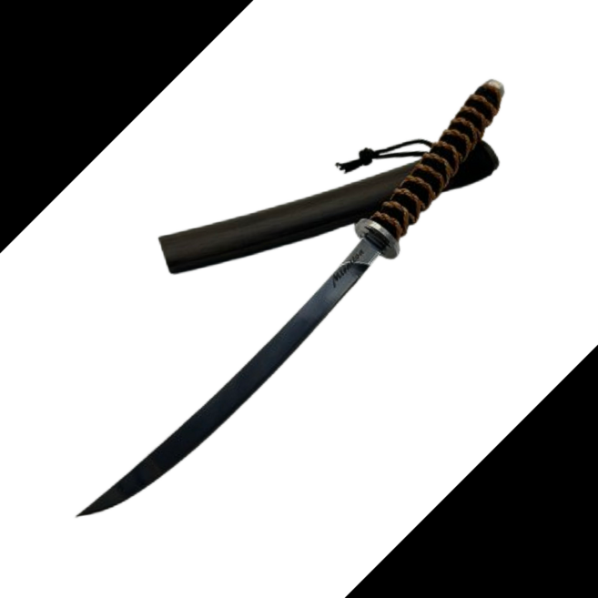 EDC 카타나 다용도나이프 휴대용 미니 주머니 칼, 1개, 단일