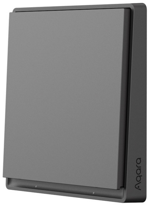 Aqara 스마트 벽 스위치 E1 ZigBee 3.0 Xiaomi Mi Home homekit 용 중립 없음 스마트 홈 무선 키 라이트 스위치 화재 와이어, [03] Gray No Neutral 2key