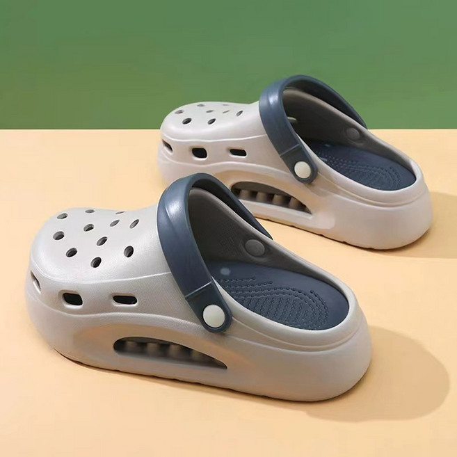 곰돌이샵 남녀공용 5cm 키높이 무중력 리커버리 에어쿠션 EVA 샌들 슬리퍼 커플 아쿠아 클로그