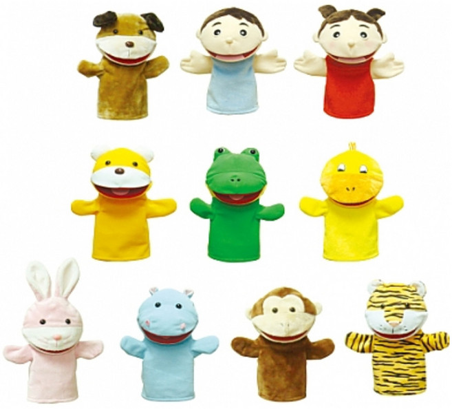 청양토이 통통이구연동화혼합구성손인형개구리, 단품