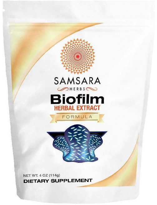 Samsara Herbs 바이오필름 포뮬러 허브 파우더 (4oz/114g) 20대1 농축 추출물, 4온스, 1개, 114g