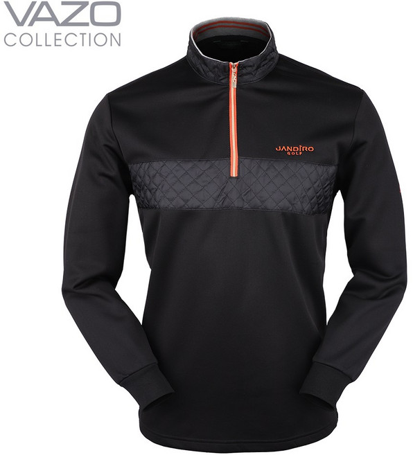 VAZO 남성골프웨어 집업터틀넥 JDR