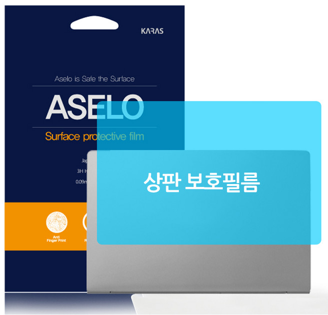 카라스 LG 울트라PC 15U480 15UB480 15UD480 15UG480용 외부보호 전신필름-무광, 아셀로-상판(15U480), 1개